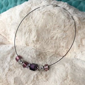 💜 3/$15 Glass bead necklace